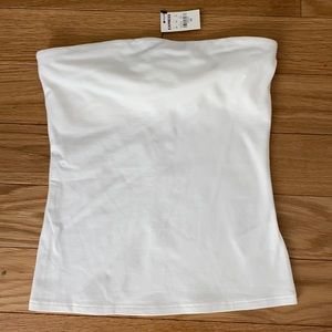 Women’s white express tube top